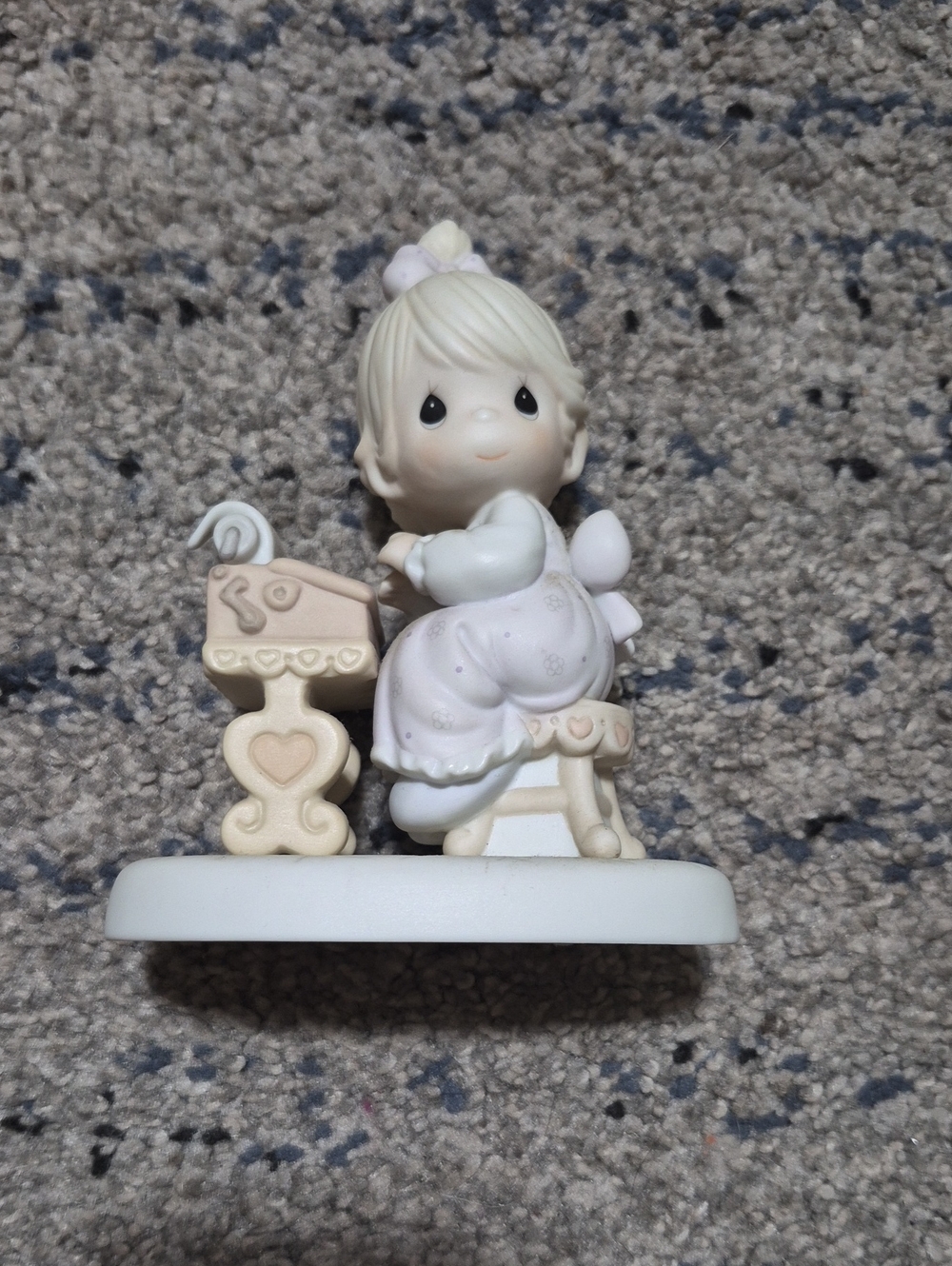 Precious Moments White Porcelain Figurine Base - 'You Are The Type I Love'523542
